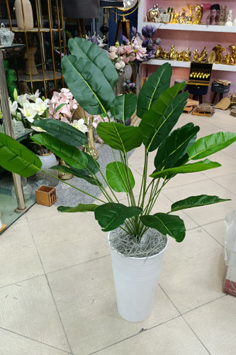 گل و گلدان مصنوعی سبز